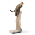 Load image into Gallery viewer, Tabby cat climbing to the top of the Nookaroo Bennu vertical cat scratcher